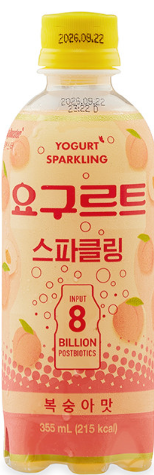 Bling Yogurt Sparkling Peach Flavour 355 ml
